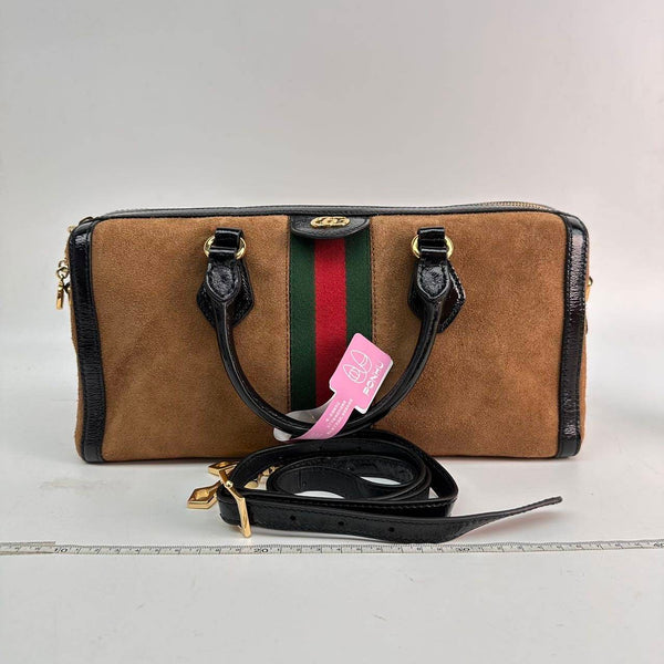 【TikTok Livestream】GUCCI Boston Ophidia Medium Brown/Black