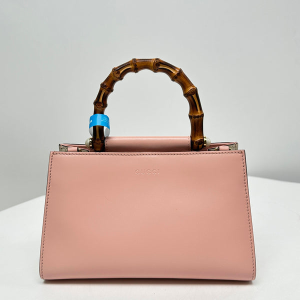 【TikTok Livestream】 Gucci/GG Nymphaea Mini Ophidia Top Handle Pink