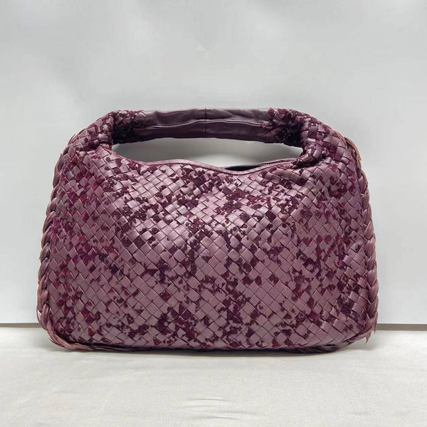 【TikTok Livestream】Bottega Veneta/BV Veneta Hobo Small Intrecciato With Velvet Purple