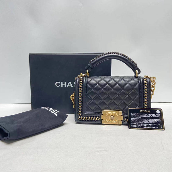 Chanel/CC Le Boy Small Top Handle Black