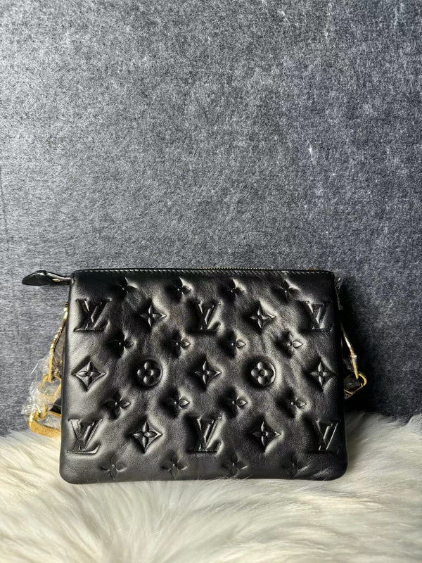 【TikTok Livestream】Louis Vuitton/LV Coussin BB Monogram Black Shoulder Bag