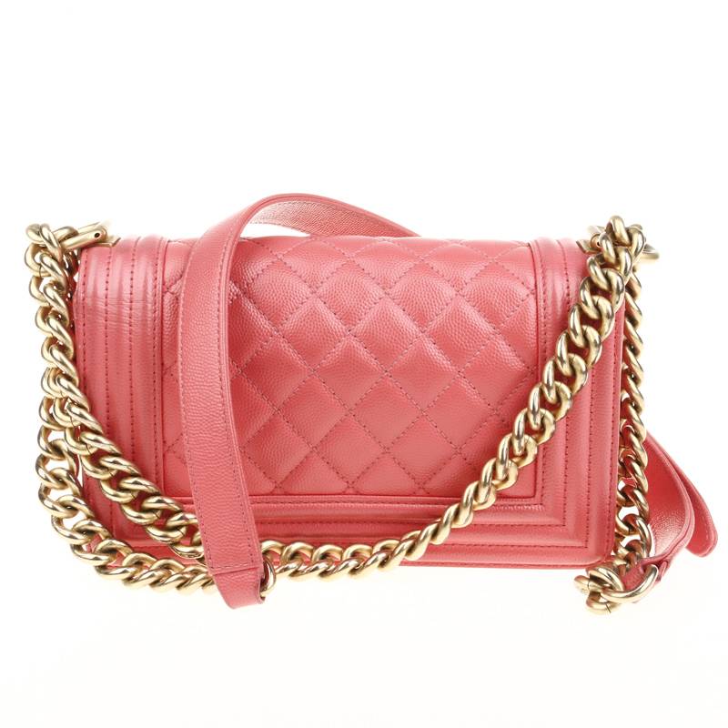 Chanel/ CC Leboy Pink Calfskin Diamond Quilted Sling Bag – Ponhu Luxuries