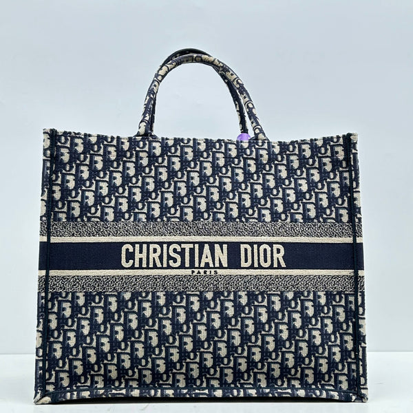 【TikTok Livestream】DIOR Book Tote Large Blue