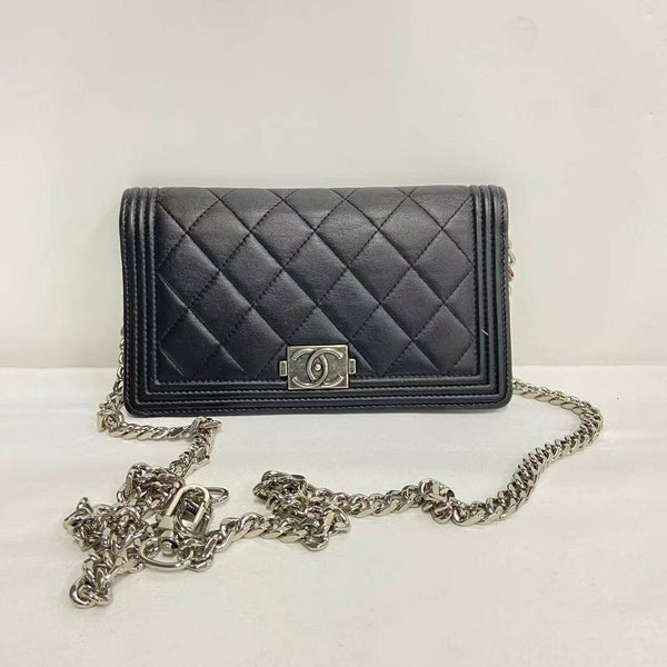 Chanel/CC Le Boy Black WOC