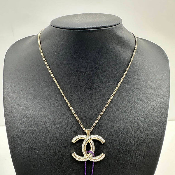 【Jewelry】Chanel/CC Gold Plated Double-sided Long Necklace