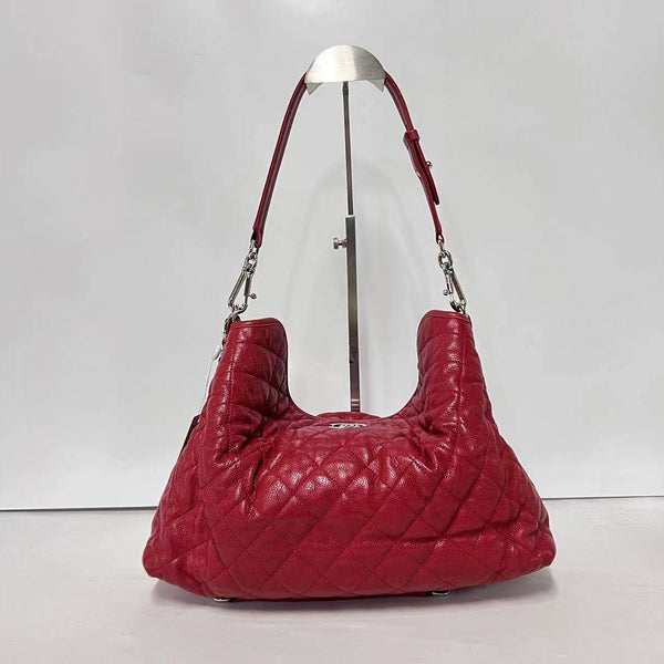 Chanel/CC French Riviera Hobo Red