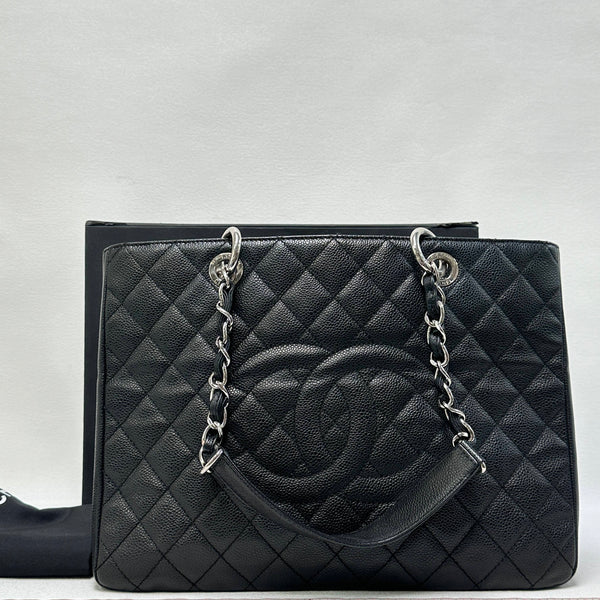 Chanel/CC GST Grand Shopping Tote Quilted Black