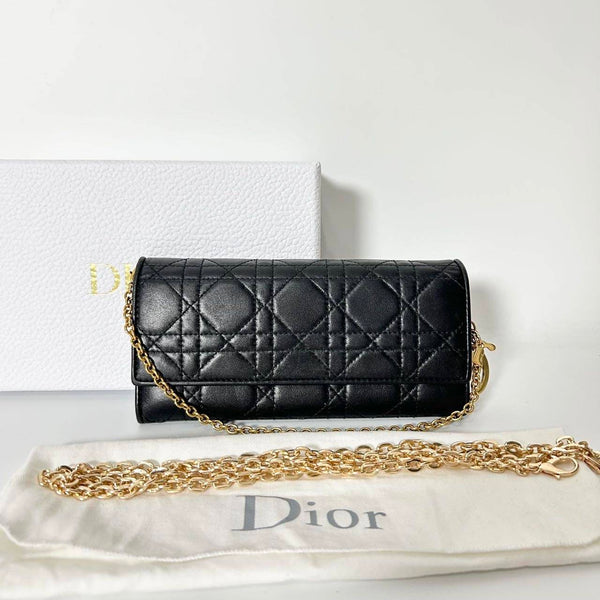 【TikTok Livestream】Dior/CD LadyDior Black WOC C1224