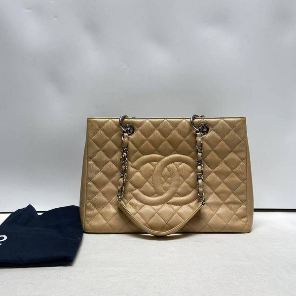 Chanel/CC GST Quilted Timeless Beige