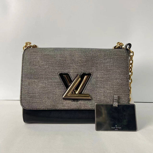 【TikTok Livestream】Louis Vitton/LV Twist MM Black/Grey