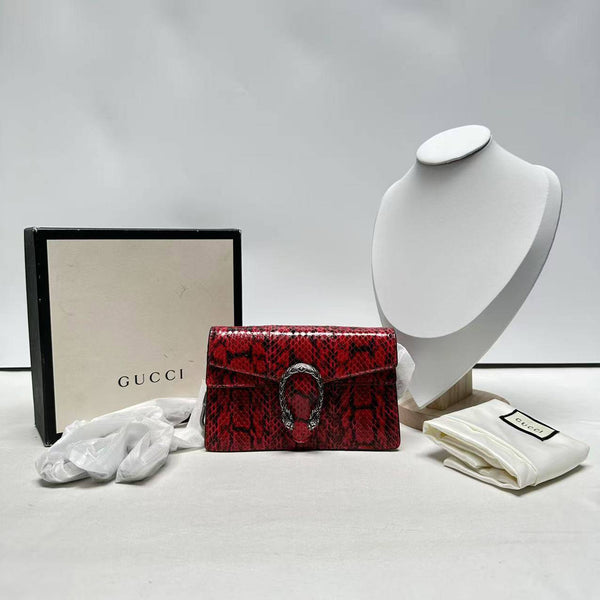 Gucci/GG Dionysus Super Mini Flap Chain Red BFCM