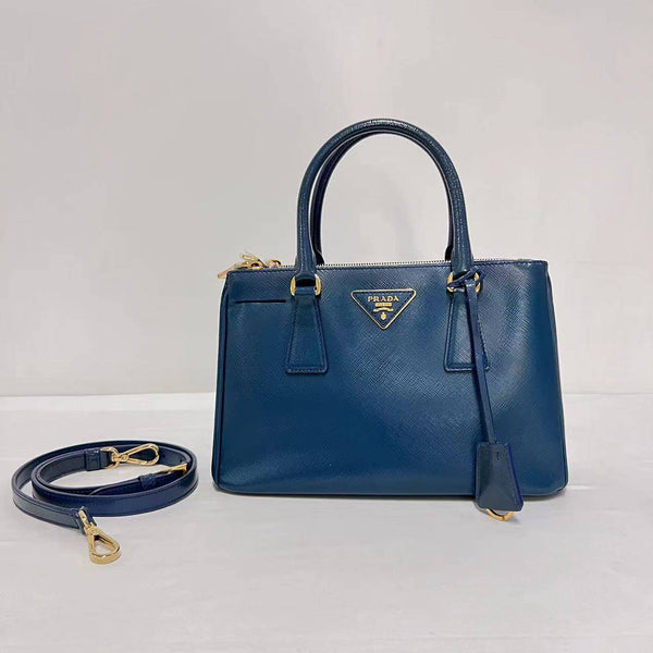 【TikTok Livestream】Prada Galleria Small LapisLazuli Blue Shoulder Bag