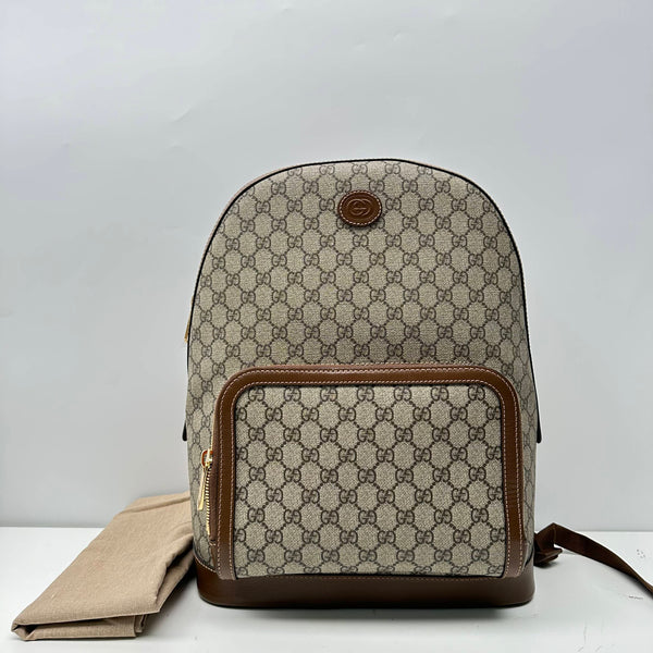 【TikTok Livestream】Gucci/GG Interlocking G Front Pocket Beige