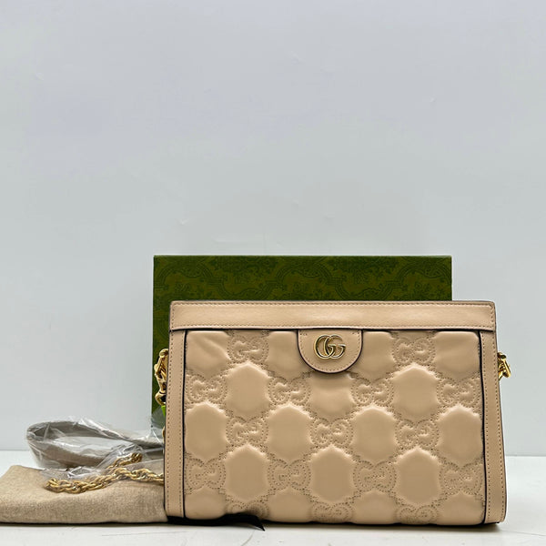 【TikTok Livestream】Gucci Small Quilted Beige