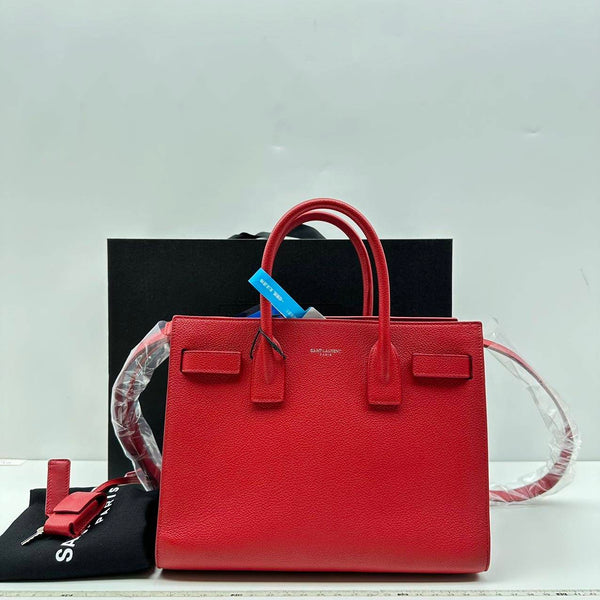 【TikTok Livestream】Saint Laurent/YSL Sac De Jour Baby Red