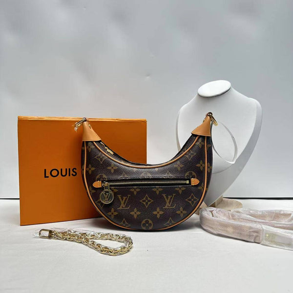 【TikTok Livestream】Louis Vuitton/ LV Loop Halfmoon Underarm Monogram CPU0226