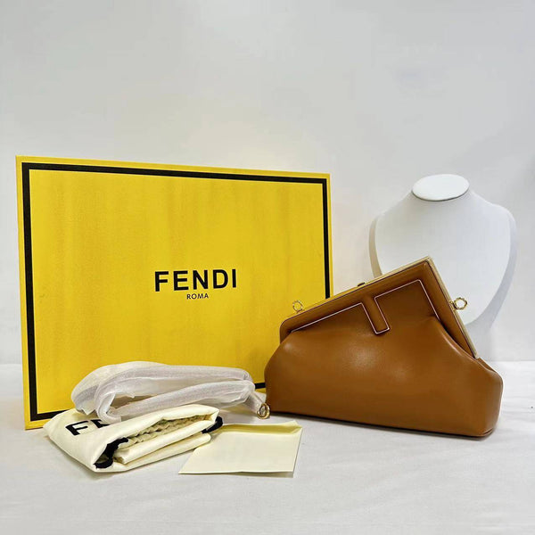 【TikTok Livestream】Fendi First Small Caramel