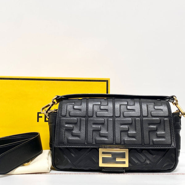 【TikTok Livestream】Fendi Baguette Medium Black CPU0209