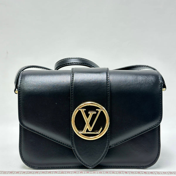 【TikTok Livestream】Louis Vuitton/ LV LV Pont 9 Flap Black