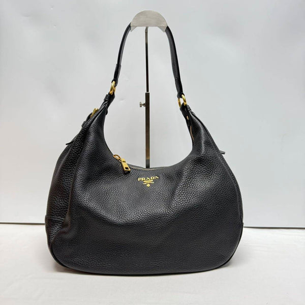 【TikTok Livestream】Prada Daino Medium Hobo Black CPU0215