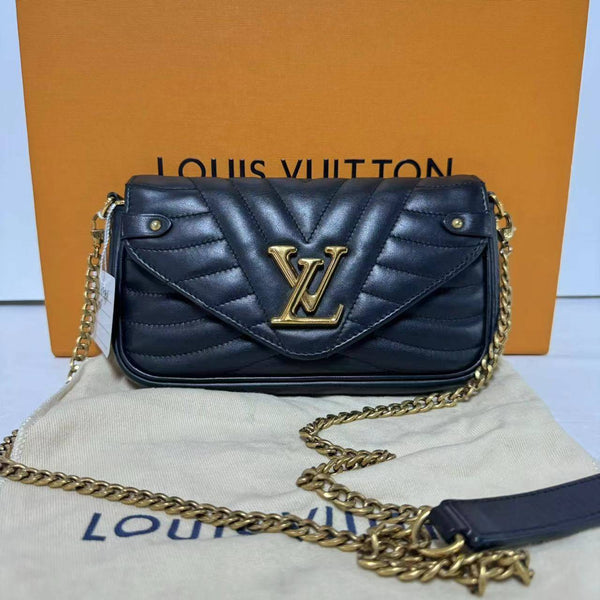 【TikTok Livestream】Louis Vitton/LV New Wave Chain Black