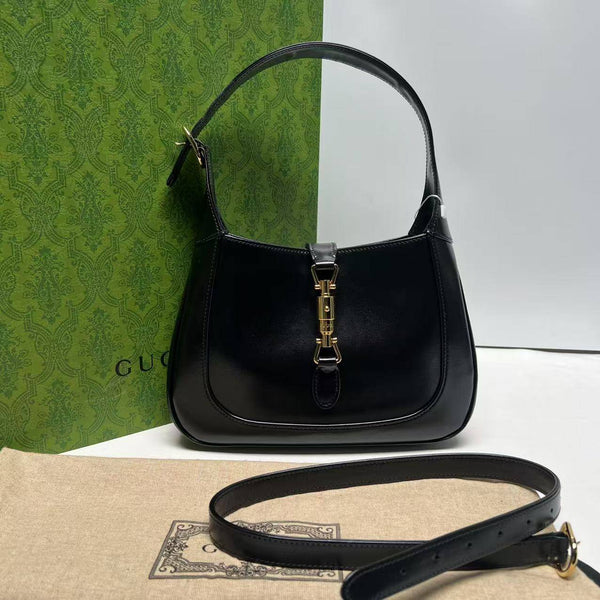 【TikTok Livestream】Gucci/GG Jackie 1961 Small Hobo Black CPU0126