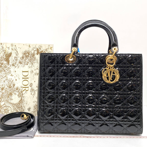 【TikTok Livestream】Dior/CD LadyDior Large Black