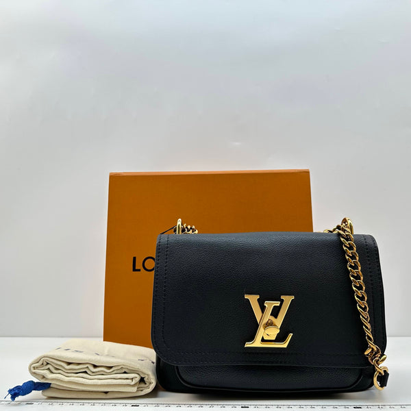 【TikTok Livestream】Louis Vitton/LV Lockme Chain PM Black