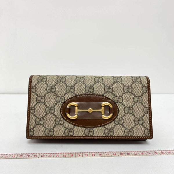 Gucci/GG Horsebit 1955 WOC Flap Beige BFCM