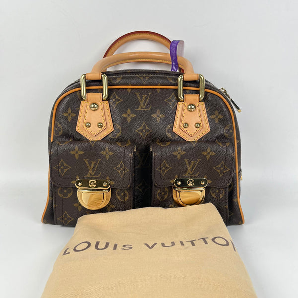 【TikTok Livestream】Louis Vuitton/LV Manhattan PM Monogram Handbag