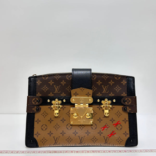 【TikTok Livestream】Louis Vuitton/LV Trunk Reverse Clutch Monogram Crossbody Bag