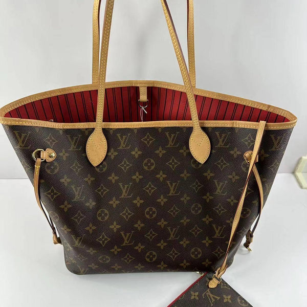 【TikTok Livestream】Louis Vuitton/LV Neverfull MM Monogram Tote