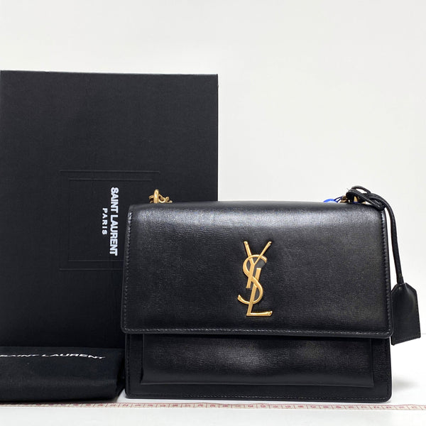 【TikTok Livestream】Saint Laurent/YSL Sunset Medium Black C1223