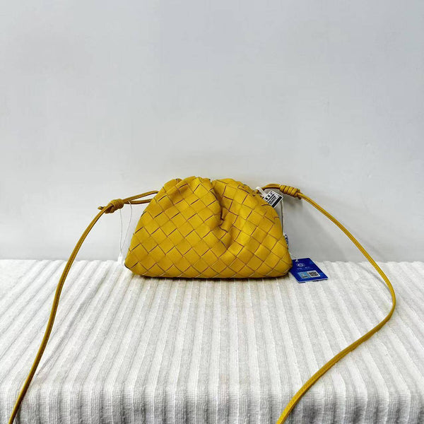 【TikTok Livestream】Bottega Veneta/BV Mini Pouch Yellow Crossbody