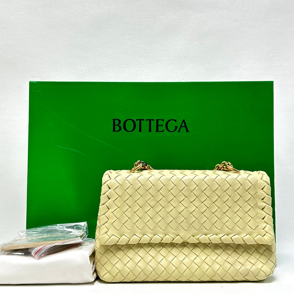 Bottega Veneta/BV Olimpia Small Intrecciato Yellow BFCM