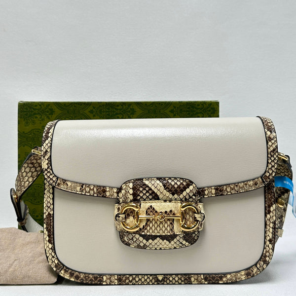 Gucci/GG Horsebit 1955 Off White Crossbody BFCM C1115