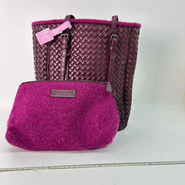 【TikTok Livestream】Bottega Veneta/BV Intrecciato Shopper Purple