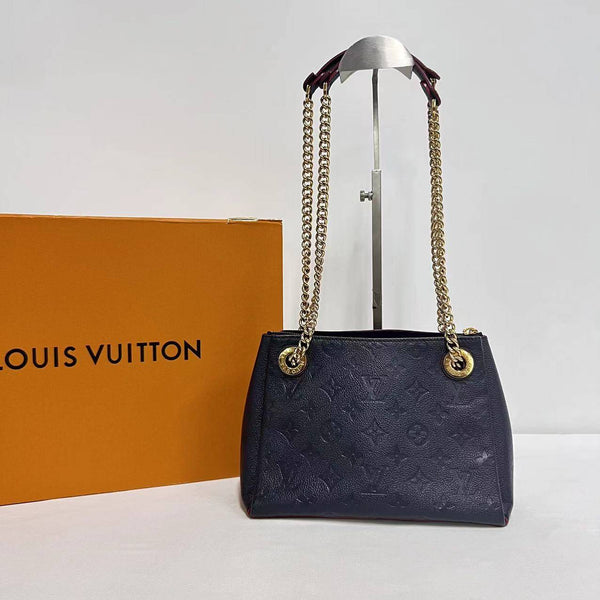 【TikTok Livestream】Louis Vuitton/ LV Surene BB Monogram Navy Blue/Red