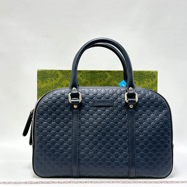 【TikTok Livestream】Gucci/GG Dome Satchel Navy Blue