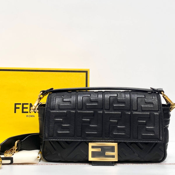 【TikTok Livestream】Fendi Baguette Medium Black