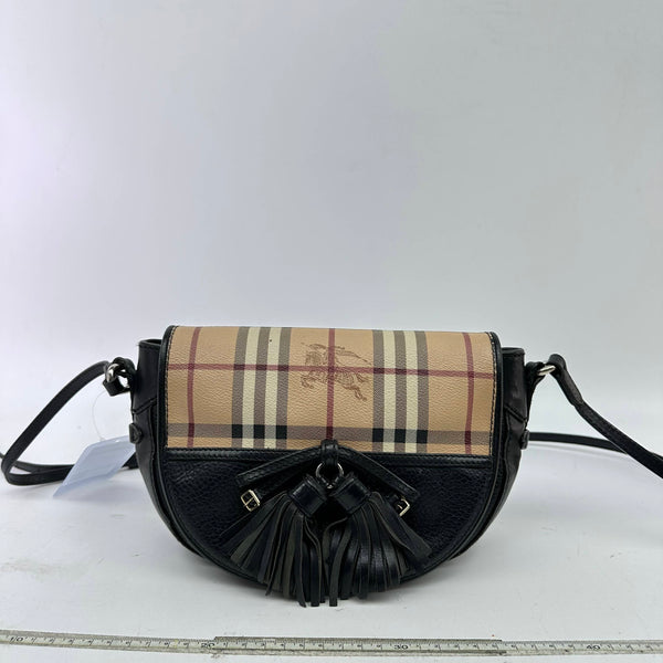 【TikTok Livestream】Burberry Maydown Haymarket Check Beige/Blac