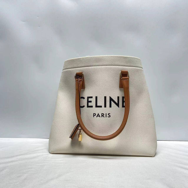 【TikTok Livestream】Celine Horizontal Cabas Beige Tote Bag