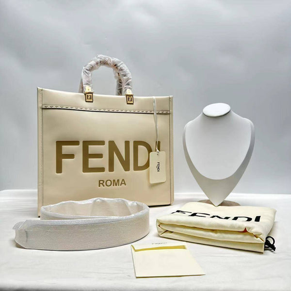 【TikTok Livestream】Fendi Sunshine Medium White C1209