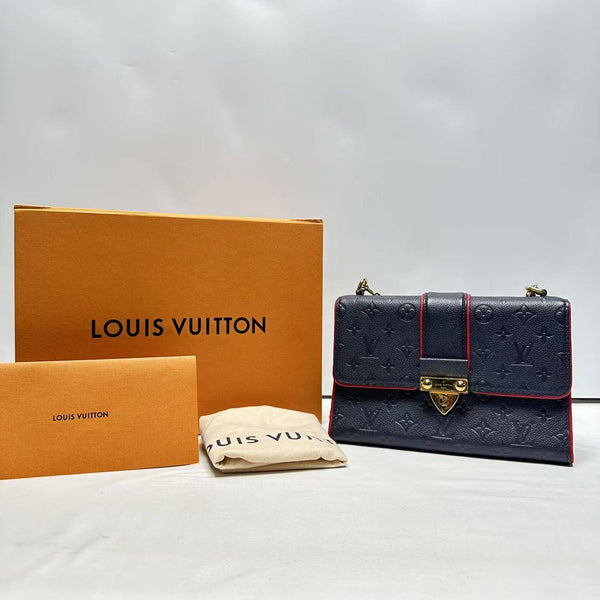 【TikTok Livestream】Louis Vuitton/LV Saint Sulpice PM Monogram Navy Crossbody