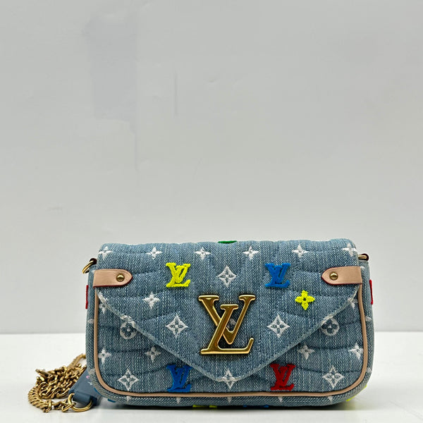 【TikTok Livestream】Louis Vitton/LV New Wave Monogram Blue