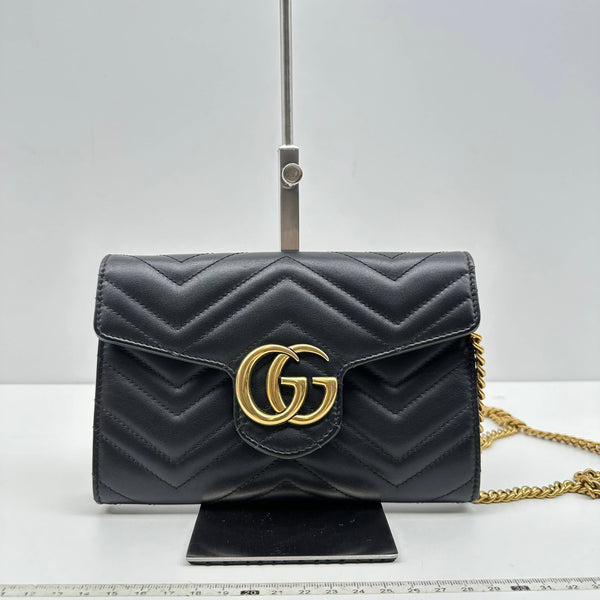 【TikTok Livestream】Gucci/GG Marmont Black WOC