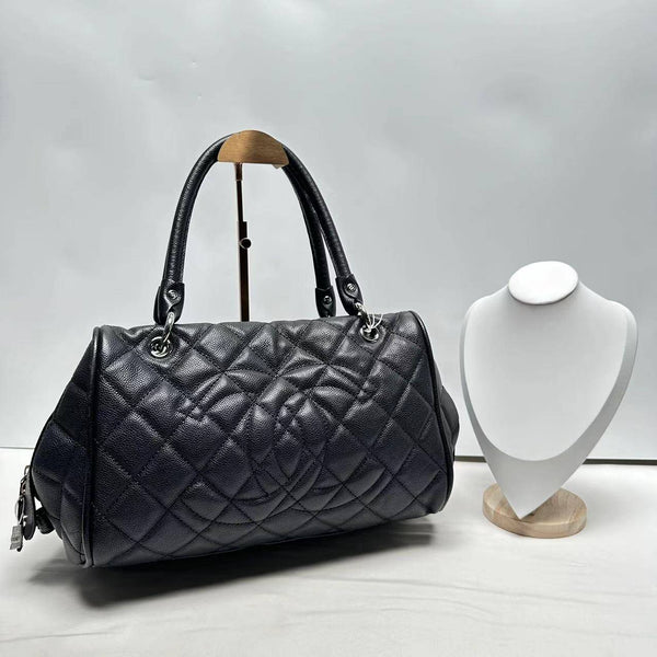 Chanel/CC Timeless Classic Bowler Bag Quilted Black