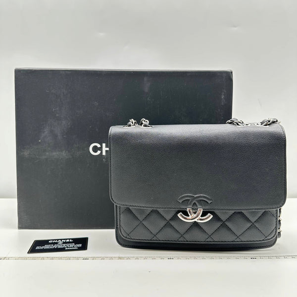 Chanel/CC Flap Quilted Black Cuba Collection