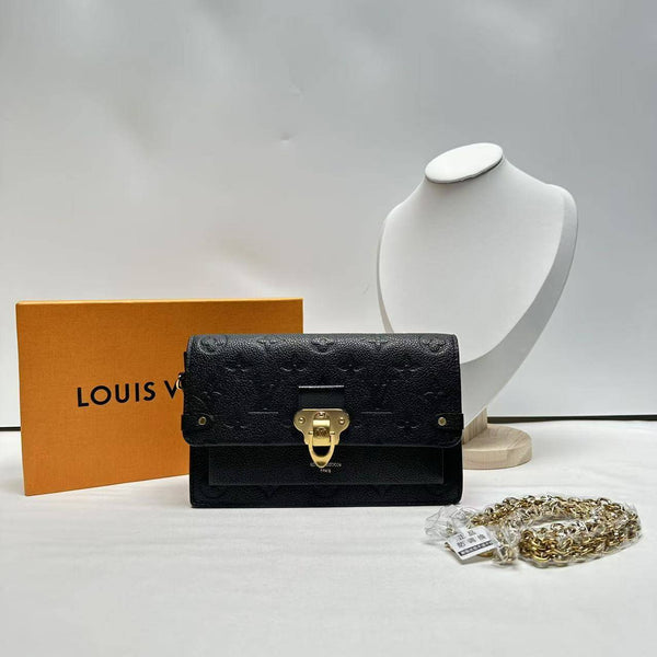 【TikTok Livestream】Louis Vuitton/ LV Vavin WOC Empreinte Black Crossbody